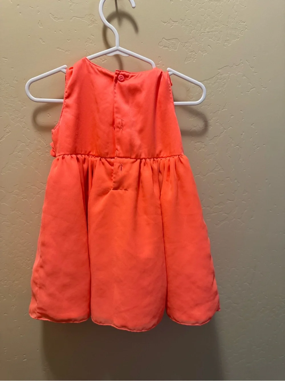 Carter's Coral Rose-Embellished Party Dress for babies